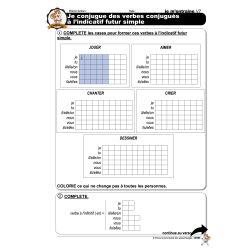 ceinture de verbe (pack école)
