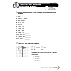 ceinture de calcul écrit
