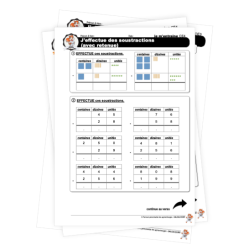 ceinture de calcul écrit (en noir et blanc)