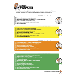 ceinture d'écrivain (pack école)