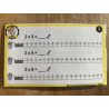 ceinture de tables (version cartes)