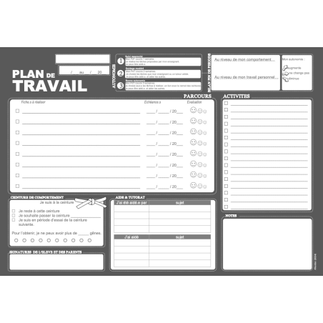 Plan de travail